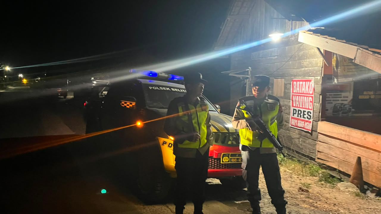 Fajar Belum Menyingsing, Polsek Belitang I Sudah Bergerak “Sikat” Potensi Kejahatan Jalanan