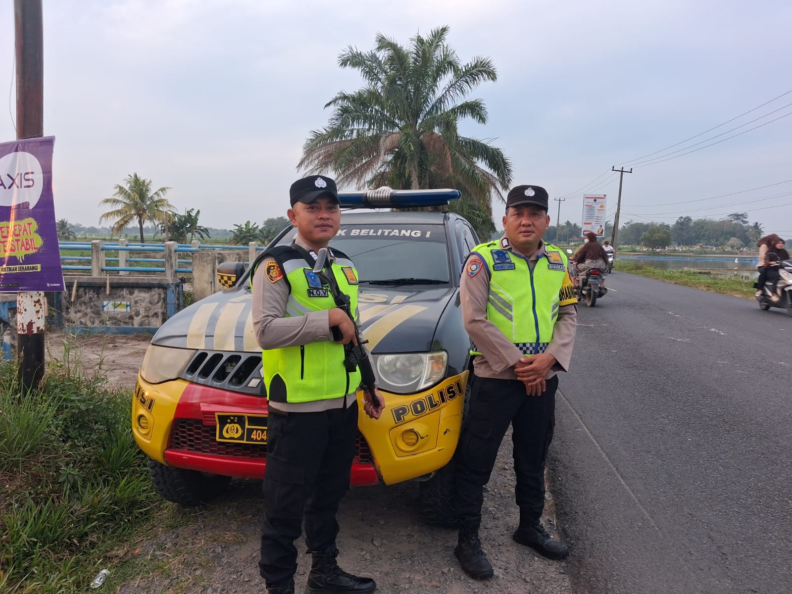Kawal Kenyamanan Akhir Pekan, Polsek Belitang I Perketat Patroli KRYD Sore Hari di Jalur Utama