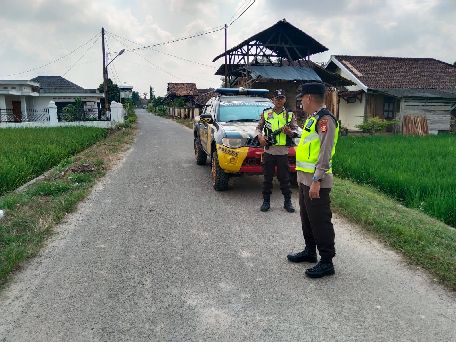 Berantas Ruang Gerak Kejahatan, Polsek Belitang I Gelar KRYD Kilat di Empat Desa