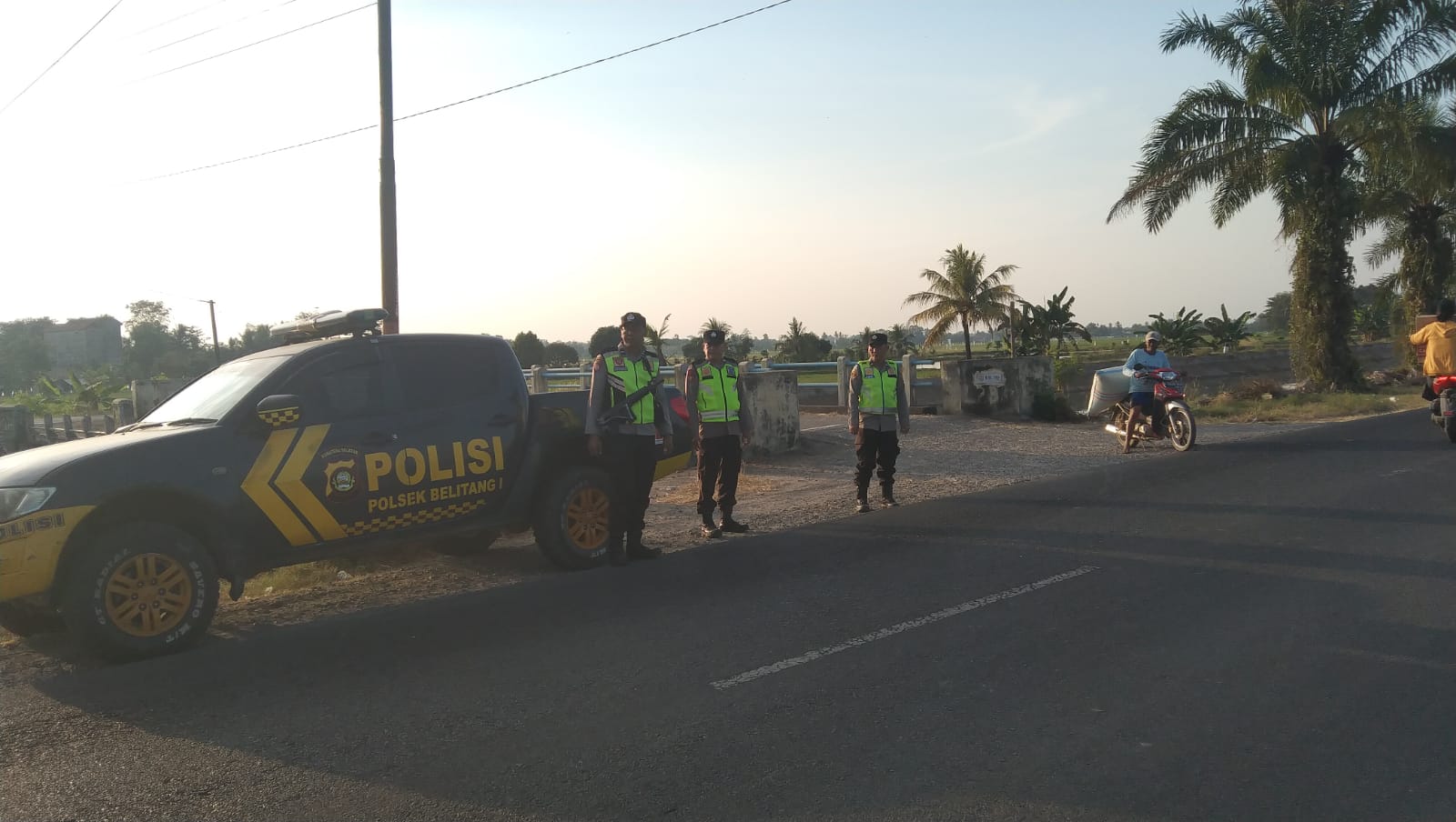 Sikat Ruang Gerak Kriminalitas, Polsek Belitang I Antisipasi Balap Liar dan Tawuran Lewat Patroli Hunting Sore