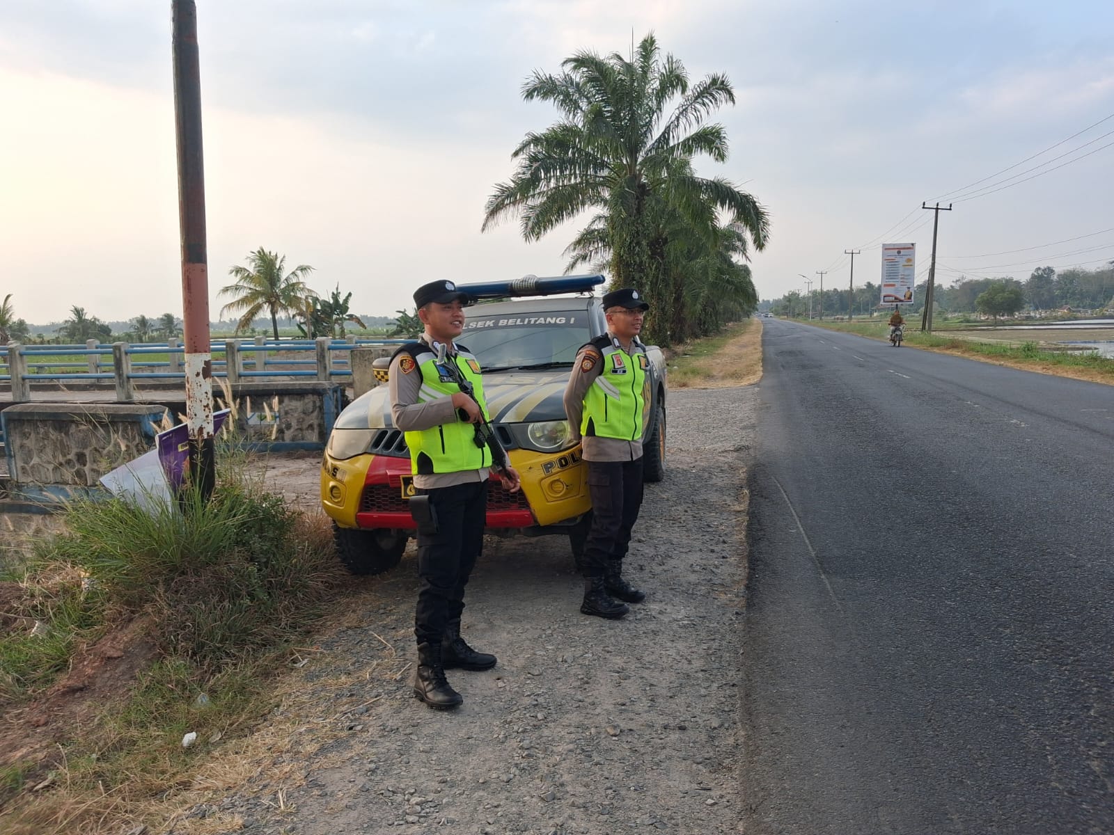 Antisipasi Balap Liar dan Kejahatan Jalanan, Polsek Belitang I Jaga Ketat Sore Hari di 4 Desa