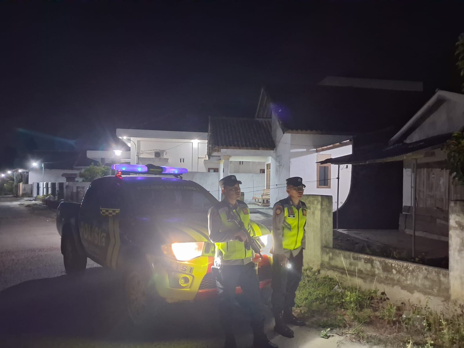 Sapu Bersih Jam Rawan, Polsek Belitang I Gelar Patroli KRYD Sejak Subuh Hari