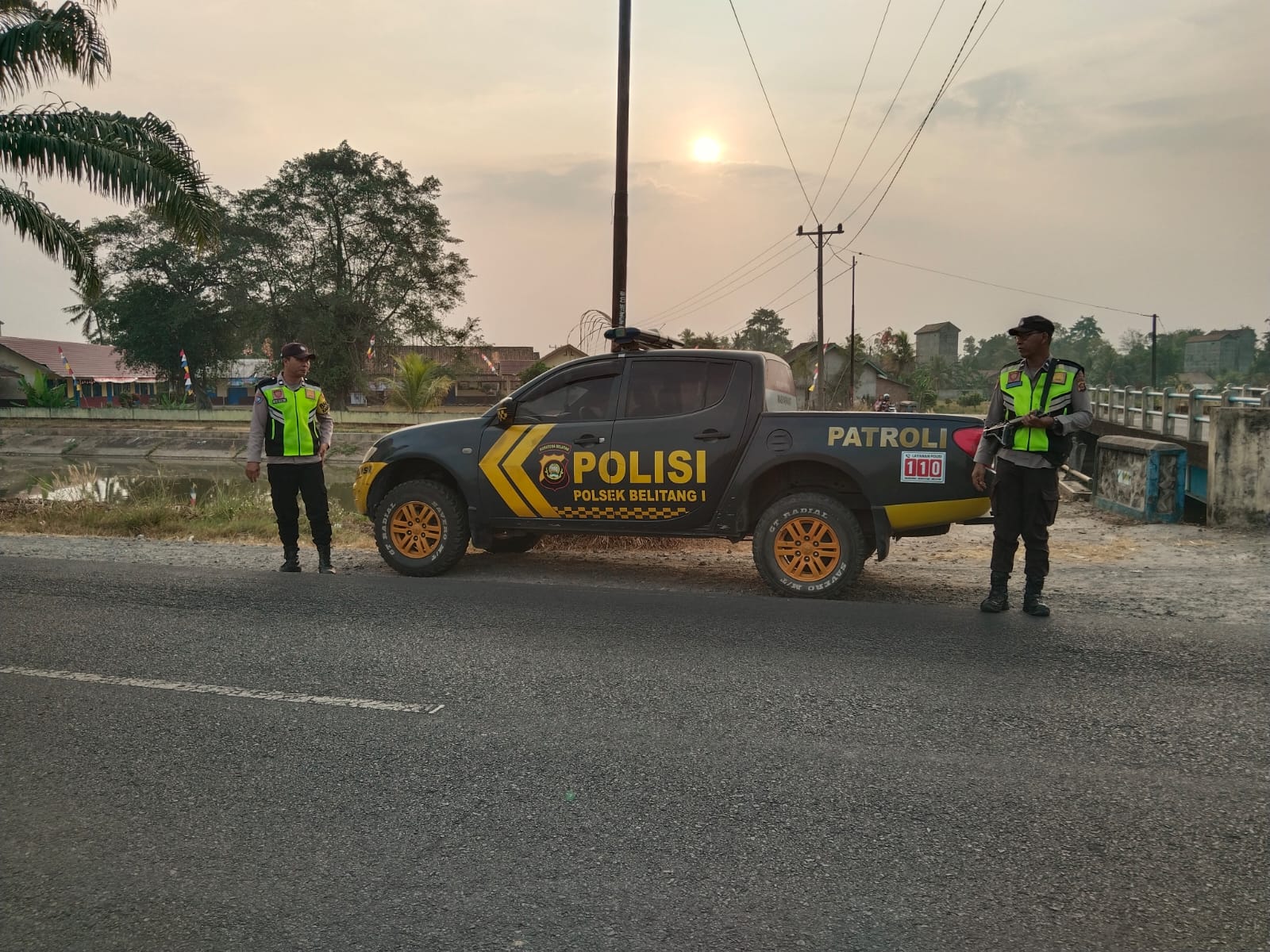 Ciptakan Kamtibmas Kondusif, Polsek Belitang I Intensifkan Patroli Sore Antisipasi 3C dan Balap Liar