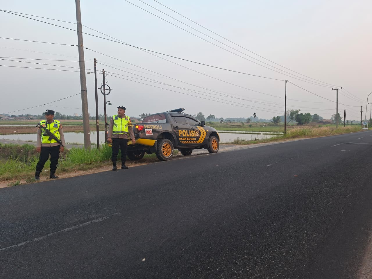 Sore Hari Tanpa Celah Kejahatan: Polsek Belitang I OKU Timur Intensifkan Patroli KRYD di Empat Desa