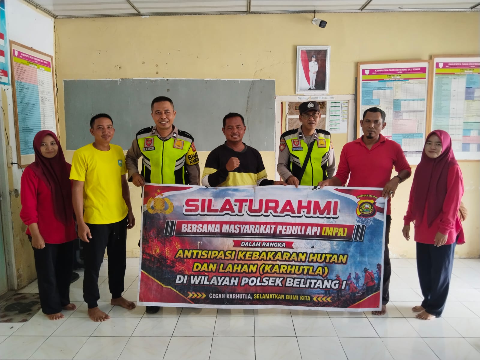Langkah Nyata Polsek Belitang I cegah Kebakaran Hutan dan Lahan