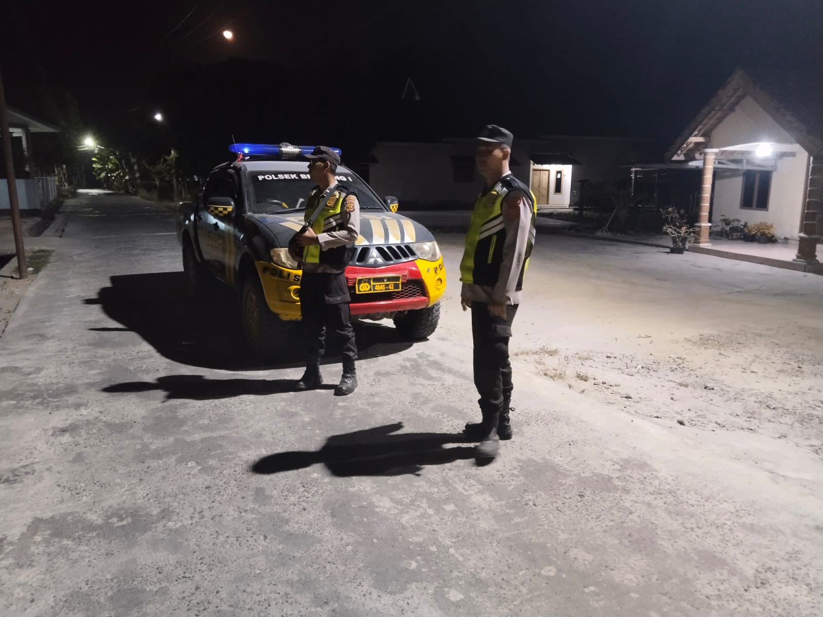 Waspada Jam Rawan Dini Hari, Polsek Belitang I Siaga Patroli KRYD Cegah Kejahatan 3C