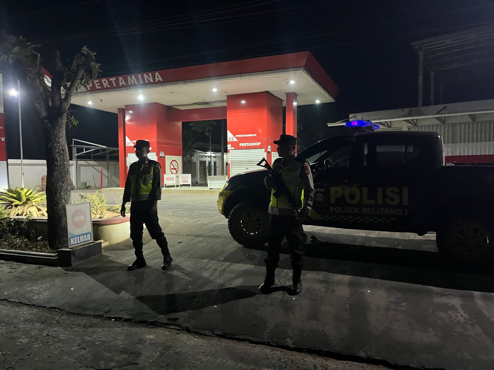 Jaga Kenyamanan Warga Istirahat Malam, Polsek Belitang I Intensifkan Patroli KRYD