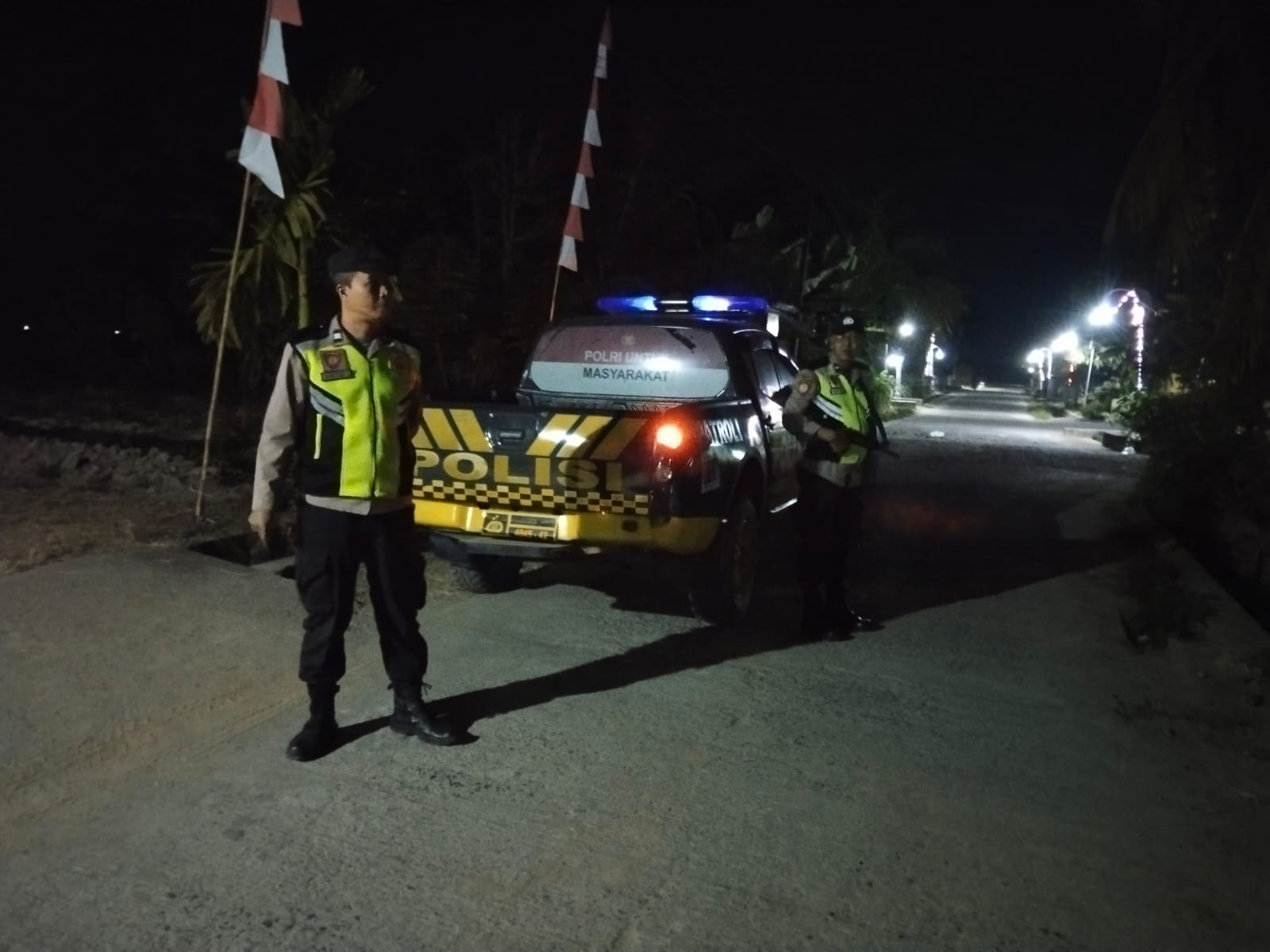 Jaga Keamanan Dini Hari, Personel Polsek Belitang I Patroli KRYD Hingga Menjelang Subuh
