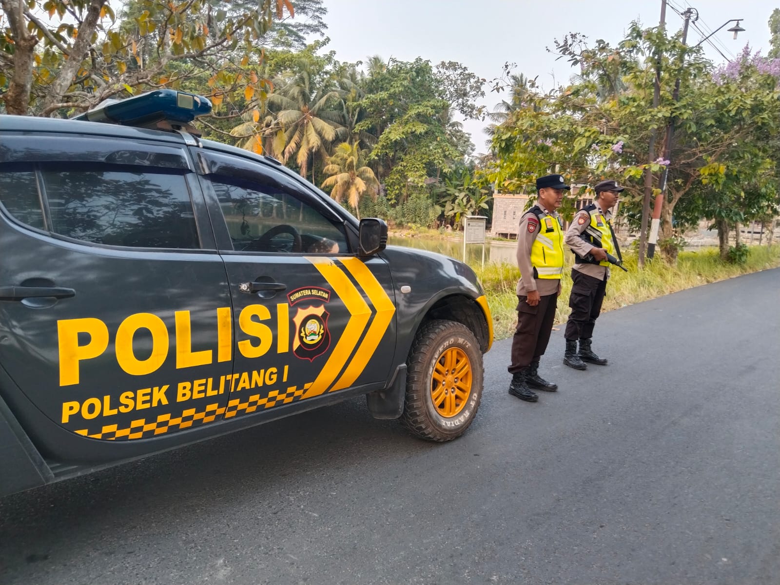 Patroli Presisi Jalur BK 9–BK 8 Belitang: Polisi Gagalkan Potensi Balap Liar dan Tawuran Sore Hari