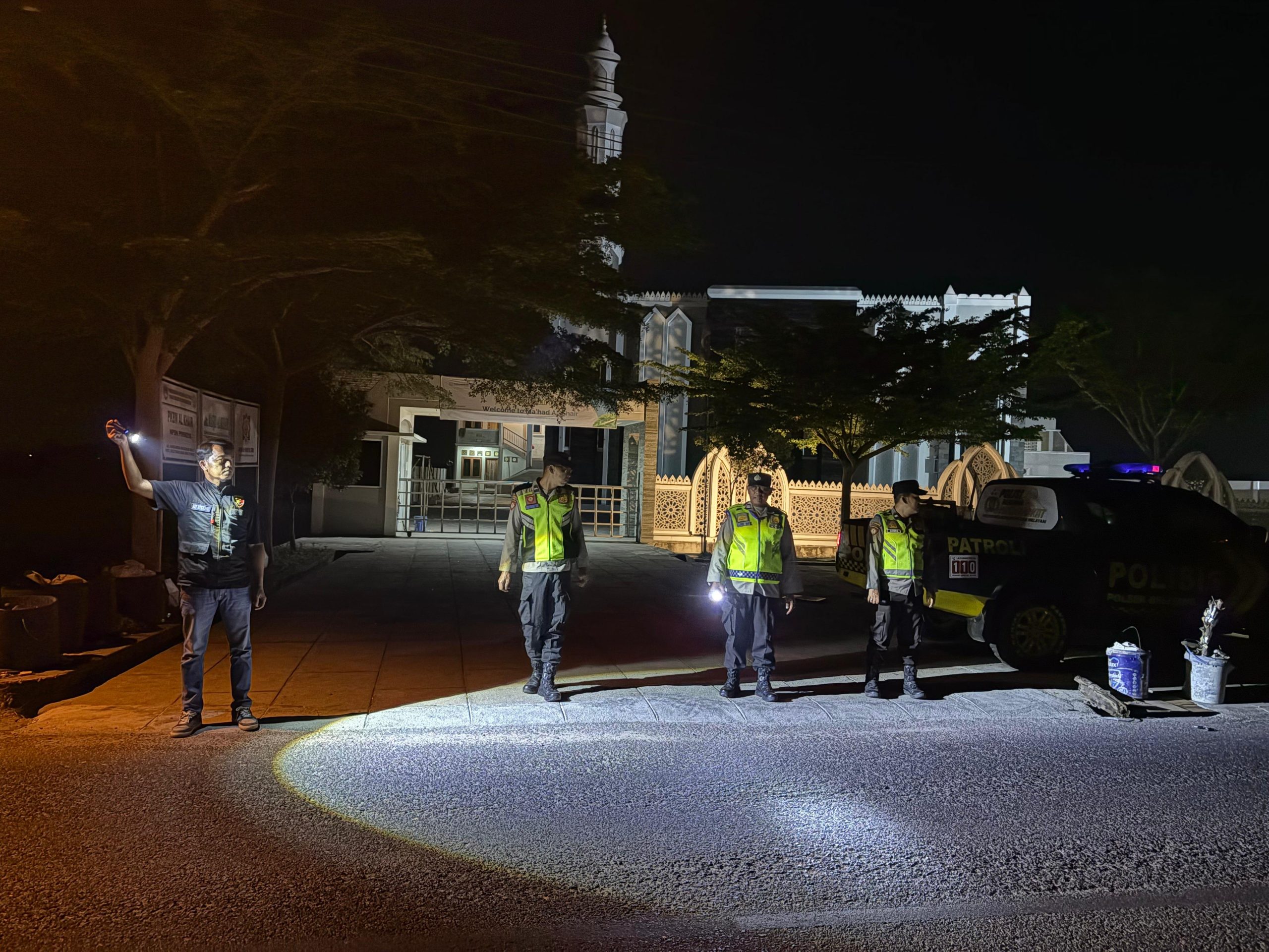 Polsek Belitang I hadir guna mengantisipasi terjadinya tindak kejahatan